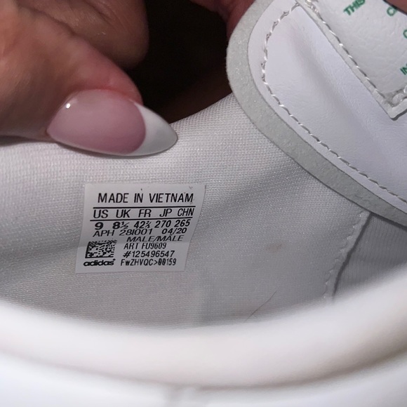 Adidas: Stan Smith Primegreen Sustainable Vegan Sneakers - Picture 11 of 11